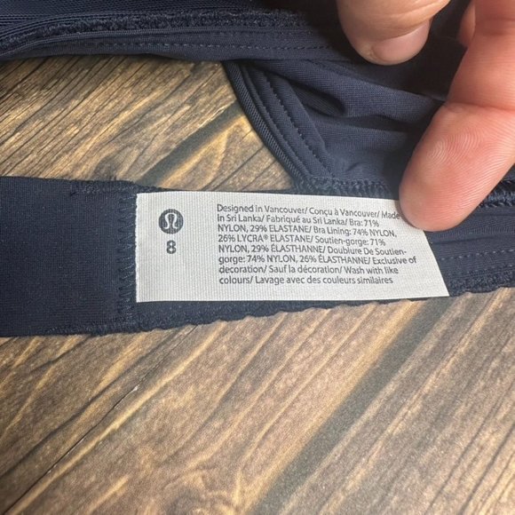Lululemon All Day Breeze Bra NWT Size 8 (TRNV) - Picture 12 of 14